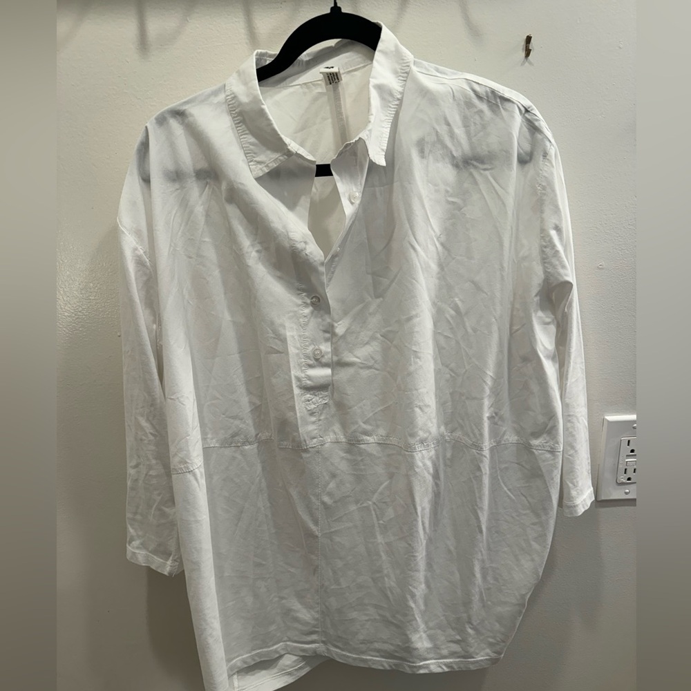 Wendy Trendy airy half button down